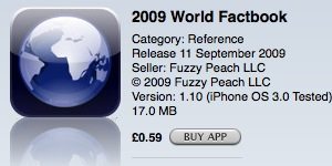 App - CIA world factbook App - CIA world factbook