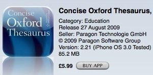 App - Oxf Thesaurus App - Oxf Thesaurus