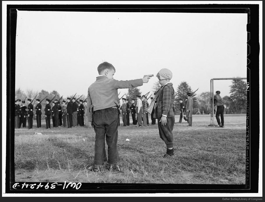 Esther Bubley - Watching Woodrow Wilson High School Cadets, Oct 43