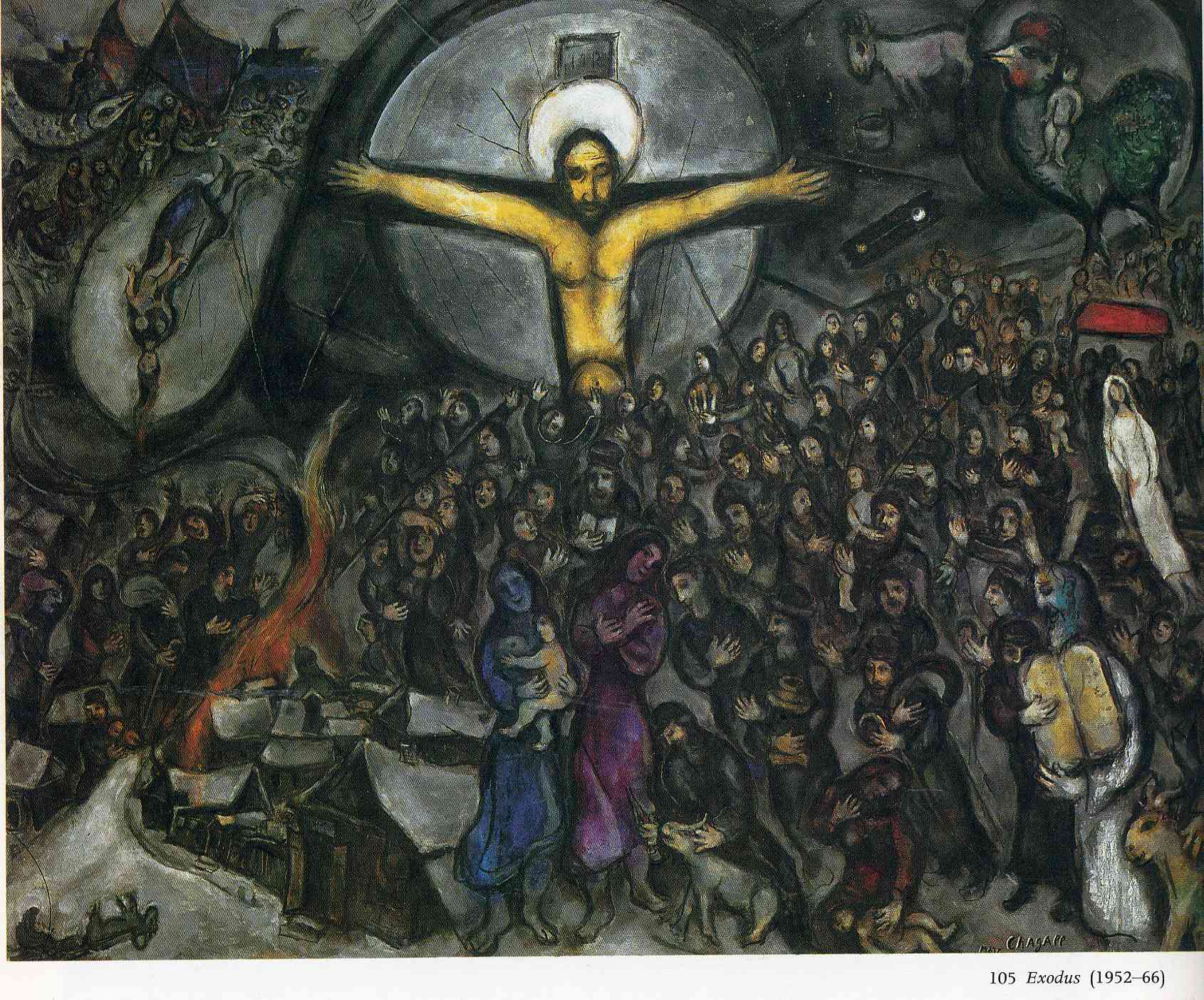 Marc Chagall: THE EXODUS (1966)