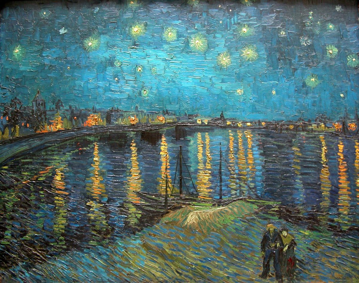 Van Gogh - Starry night over the Rhone (1888) - Musee D'Orsay