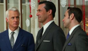 Roger, Don and Pete - the main characters of Mad Men