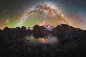 Milky Way 2024 - A Clear Welcome - Laguna de los Tres, Patagonia, Argentina (Francesco Dall'olmo)