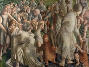 Spencer, Stanley; The Resurrection: The Reunion of Families; Dundee Art Galleries and Museums Collection (Dundee City Council); http://www.artuk.org/artworks/the-resurrection-the-reunion-of-families-92910