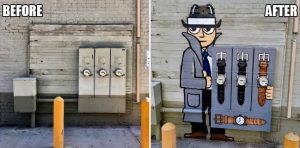 Tom Bob - fun street art