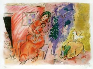 Marc Chagall - Maternité (1954)