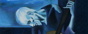 Picasso – The Old Guitarist banner Picasso - The Old Guitarist banner