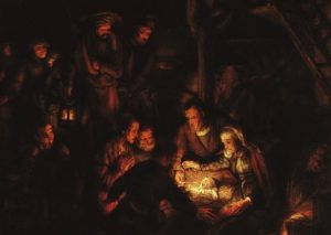Rembrandt - Adoration Shepherds