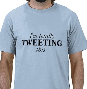 tweeting t shirt